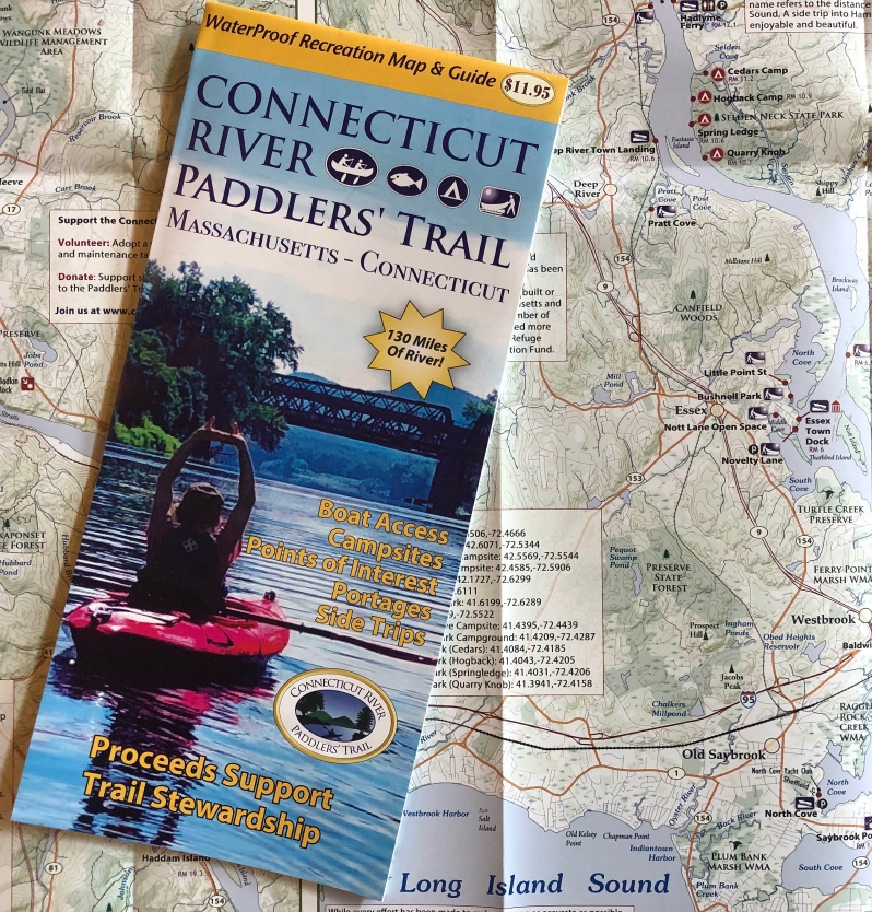 CT River Paddler's Map - MA/CT Section